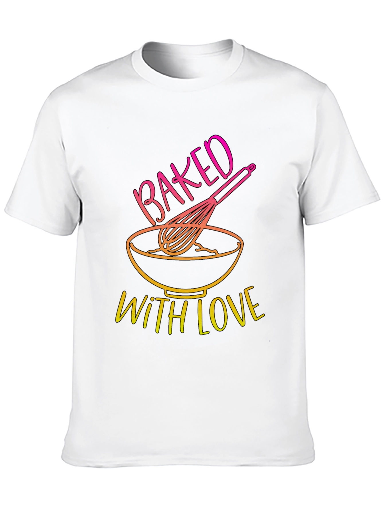 Baked With Love T-Shirt - Kitchen & Baking Design