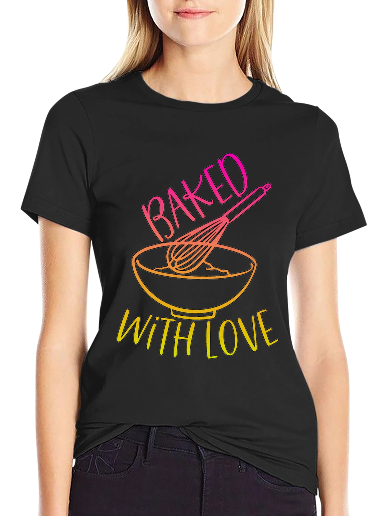 Baked With Love T-Shirt - Kitchen & Baking Design