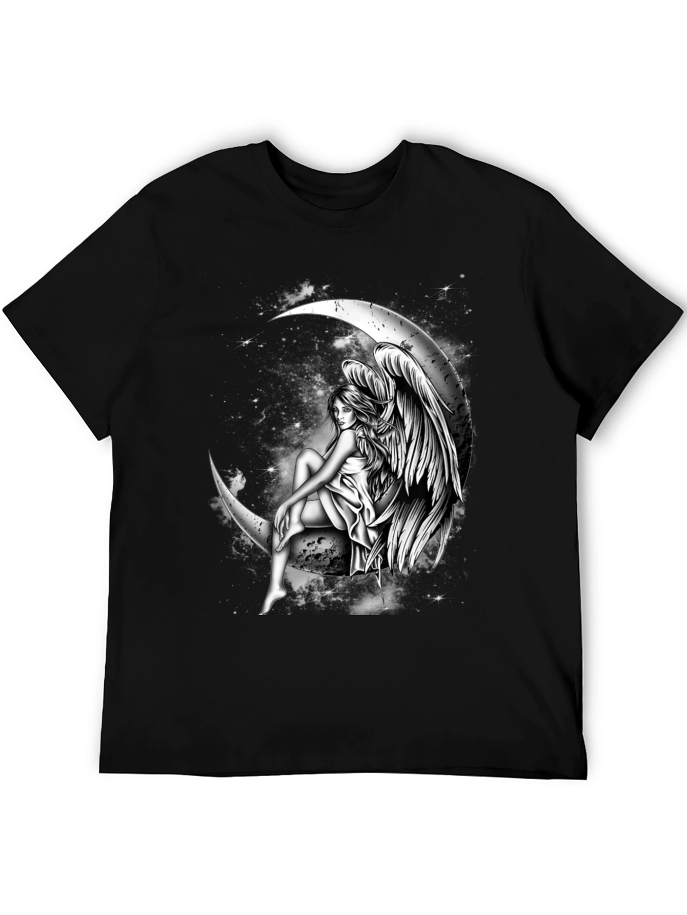 Moon Angel Graphic Tee - Dark T-Shirt