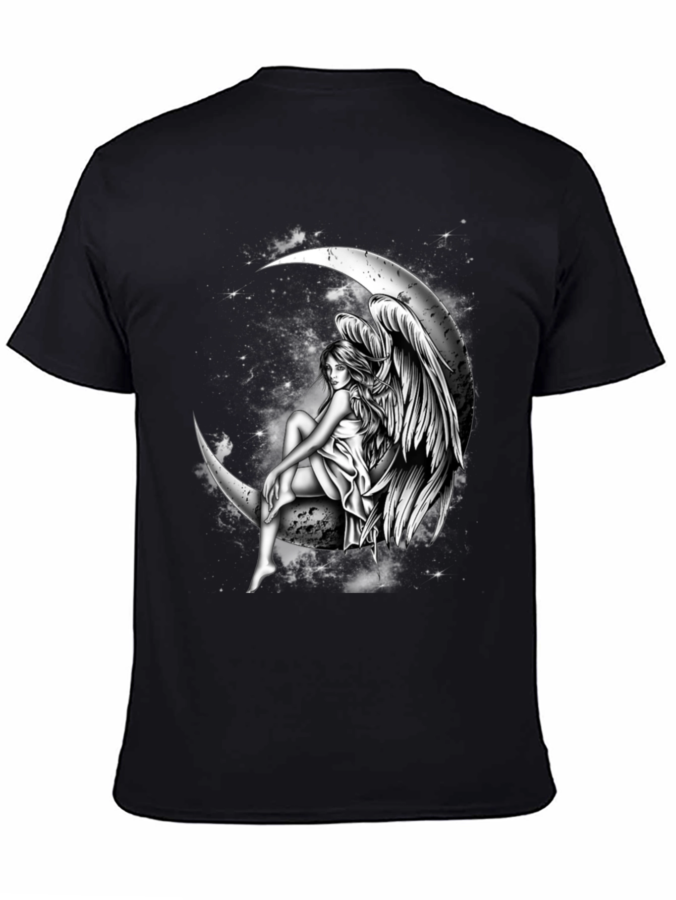 Moon Angel Graphic Tee - Dark T-Shirt