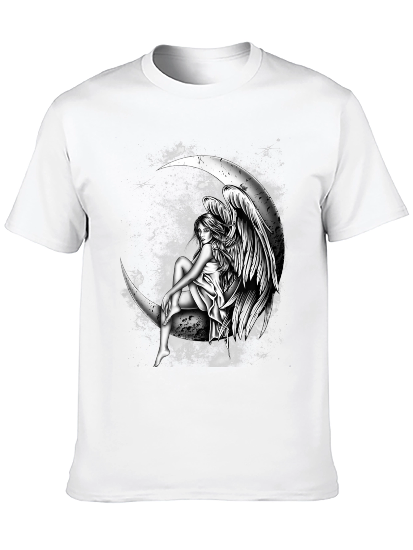 Moon Angel Graphic Tee - Dark T-Shirt