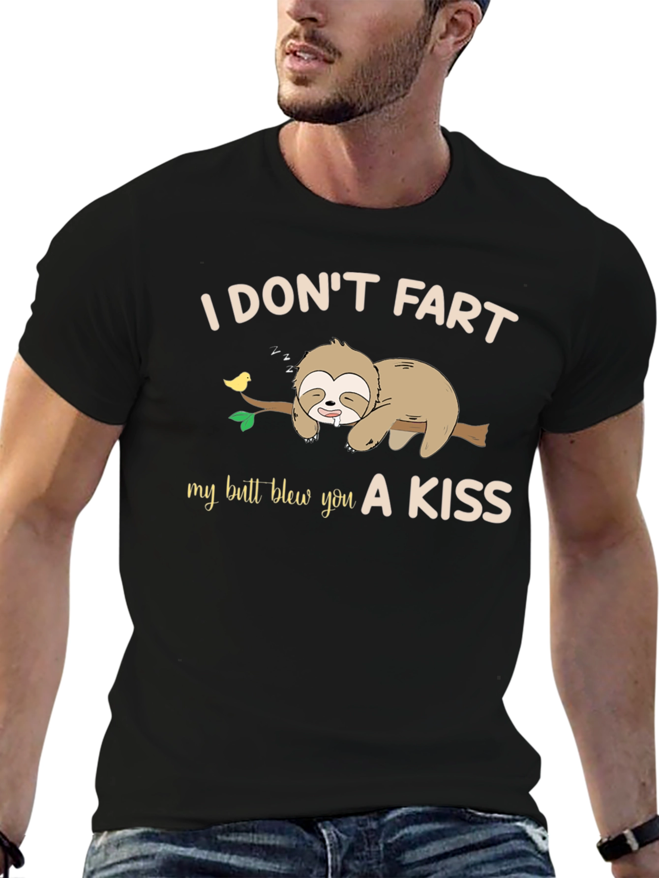 I Dont Fart Butt Blew a Kiss Graphic Tee
