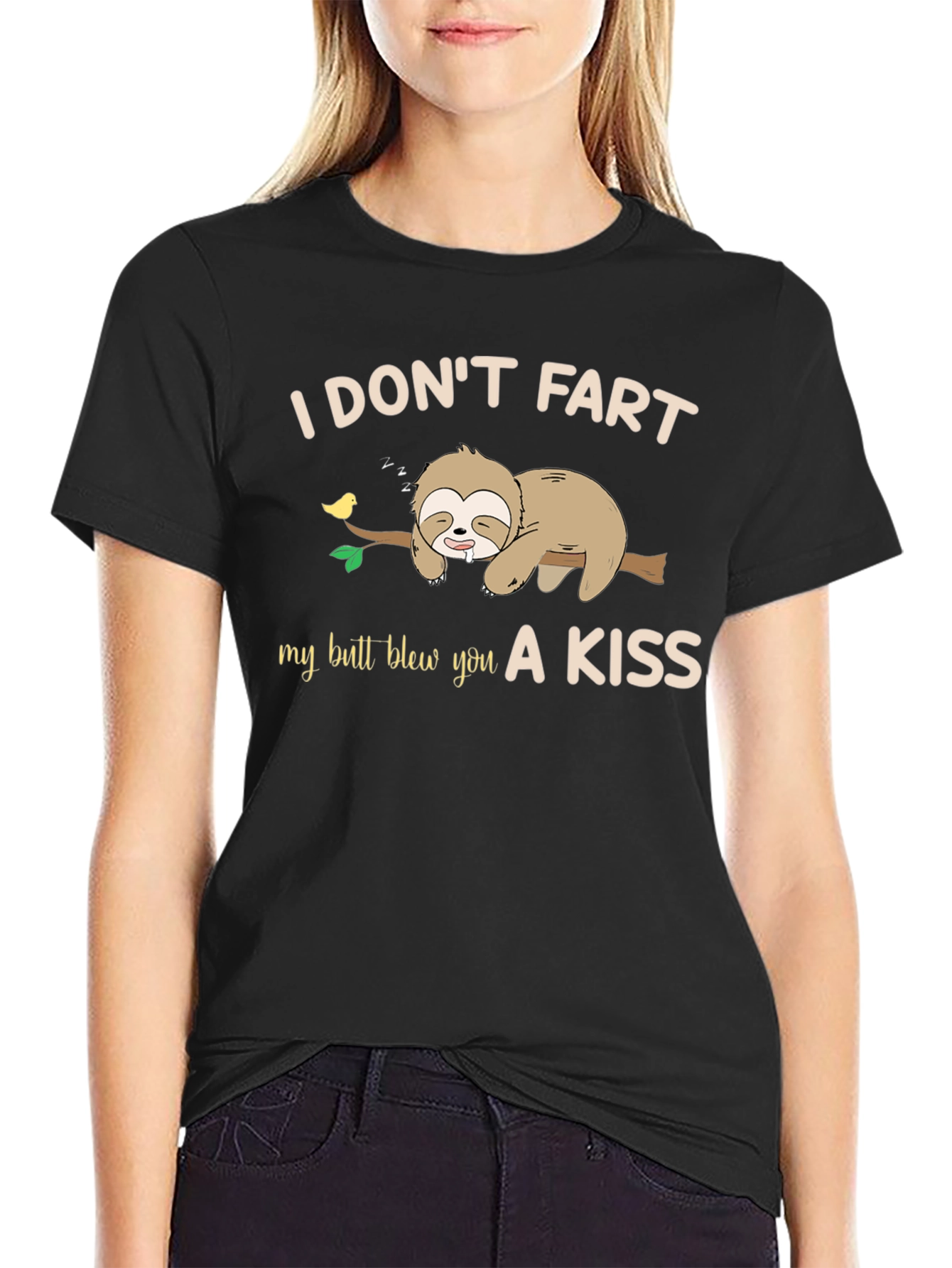 I Dont Fart Butt Blew a Kiss Graphic Tee