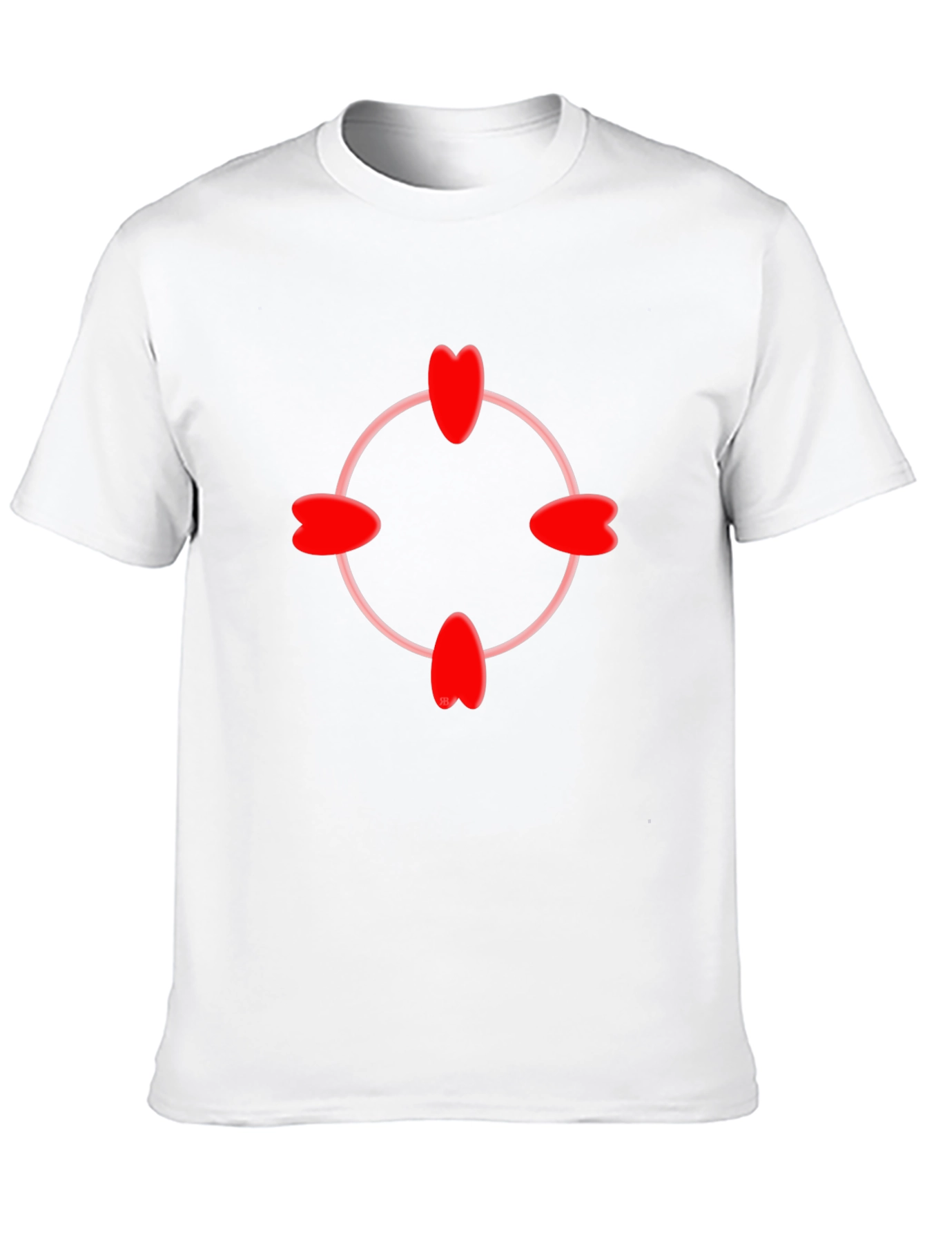 Heart Target T-Shirt - Stylish & Unique