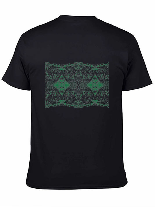 Emerald Pattern Black Tee