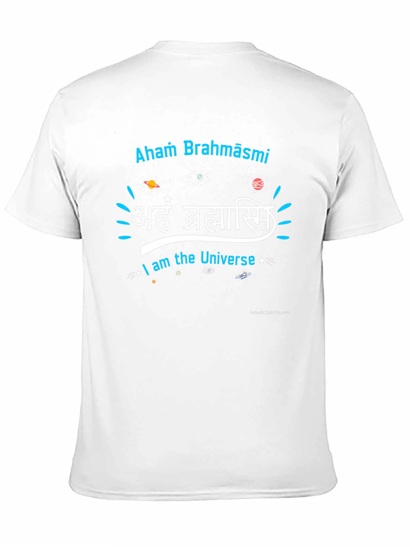Aham Brahmāsmi Universe Black Graphic T-Shirt