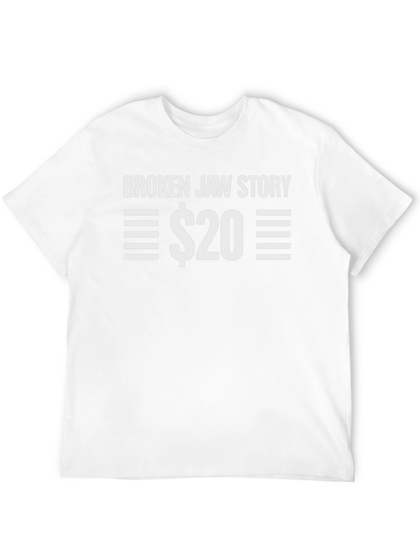 Broken Jaw Story $20 Black T-Shirt