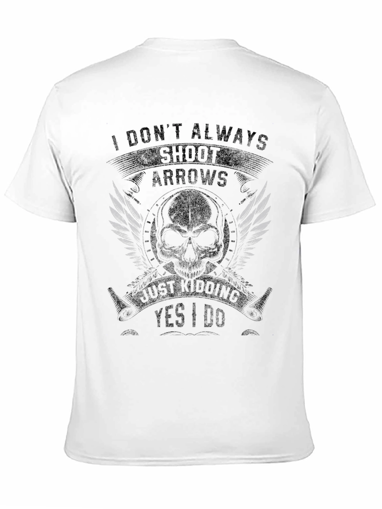 Archers Humor Black Graphic T-Shirt