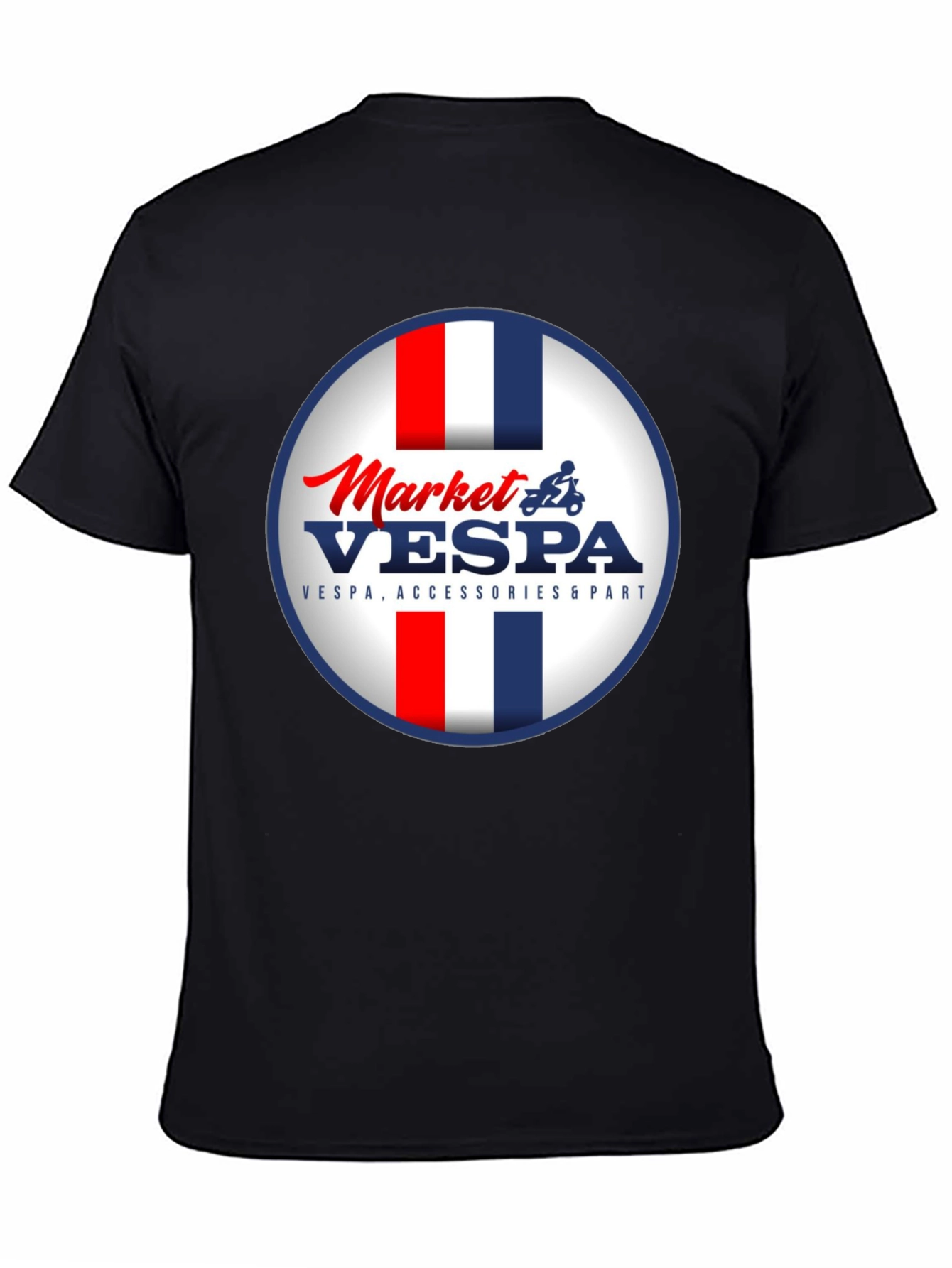 Market Vespa T-Shirt - Retro Style