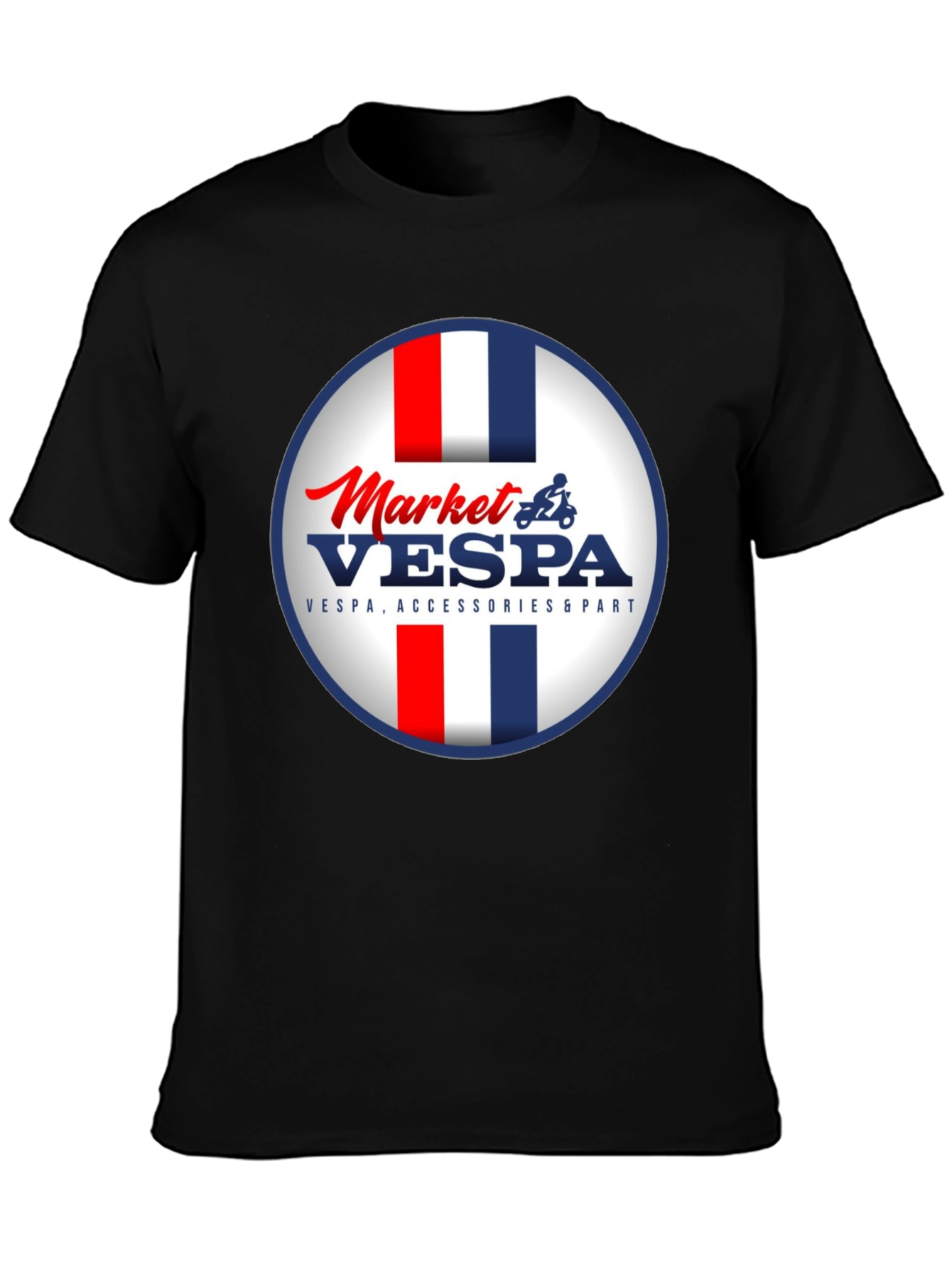 Market Vespa T-Shirt - Retro Style