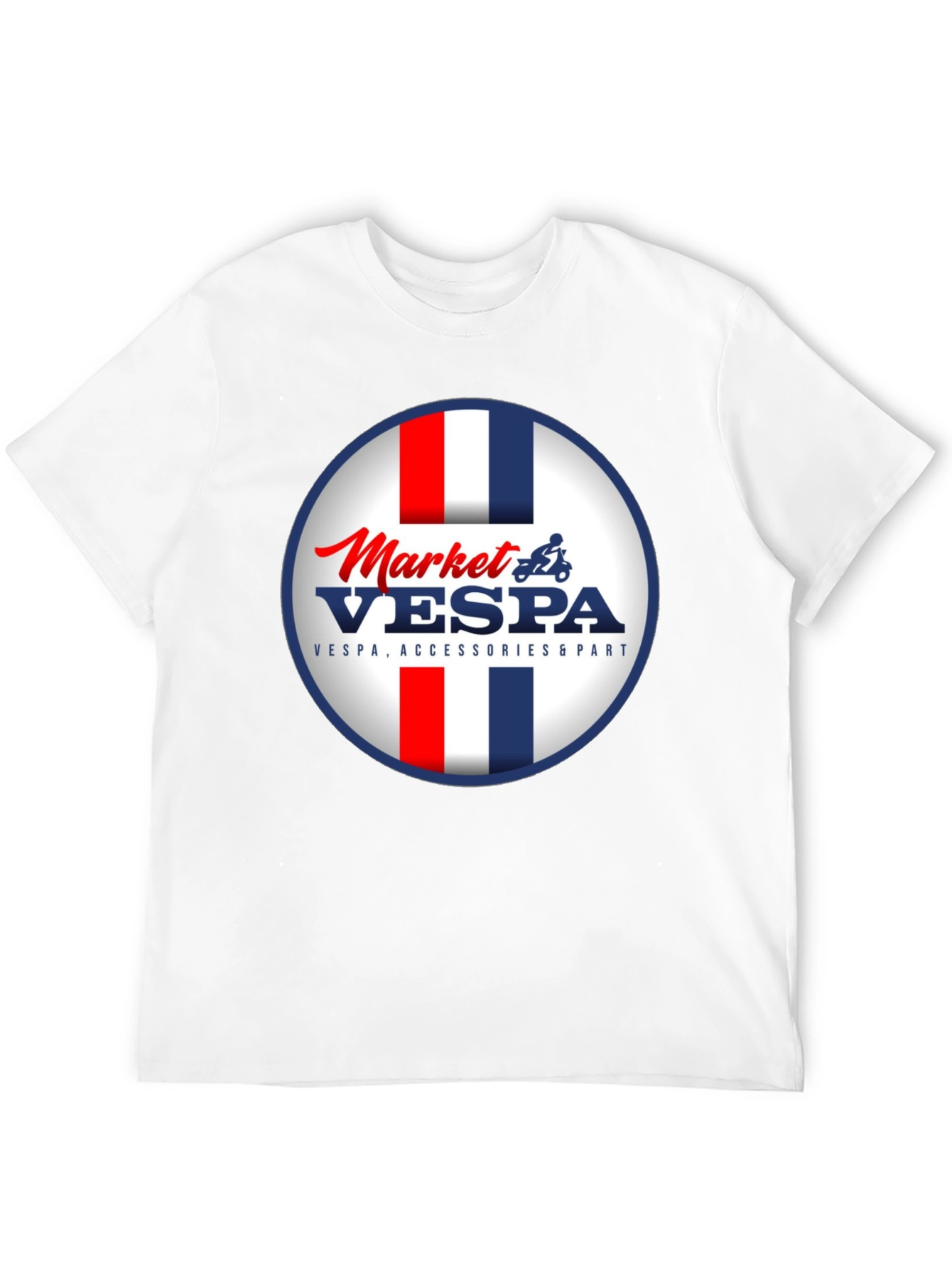 Market Vespa T-Shirt - Retro Style