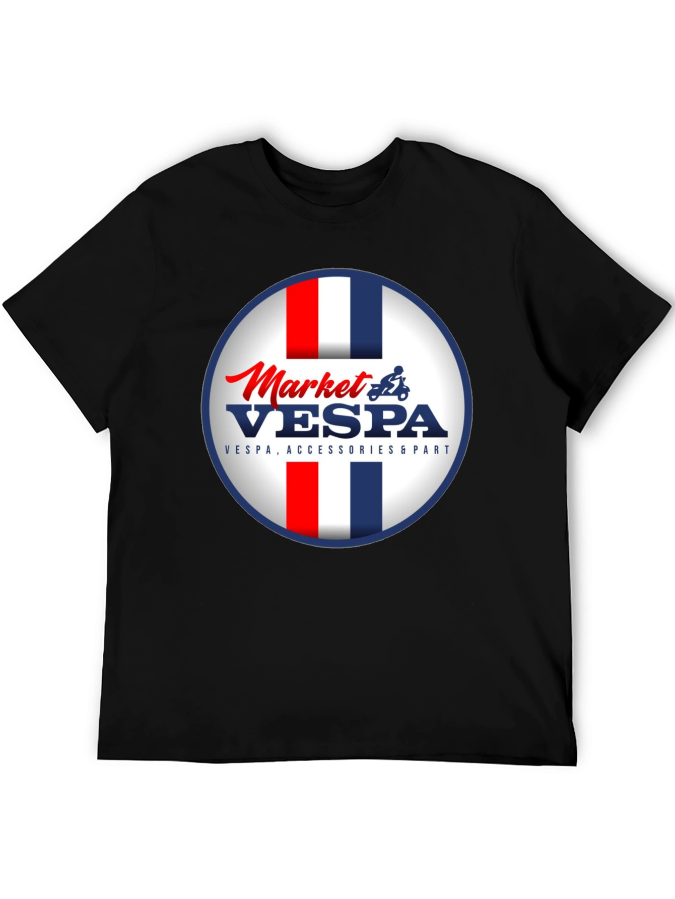 Market Vespa T-Shirt - Retro Style