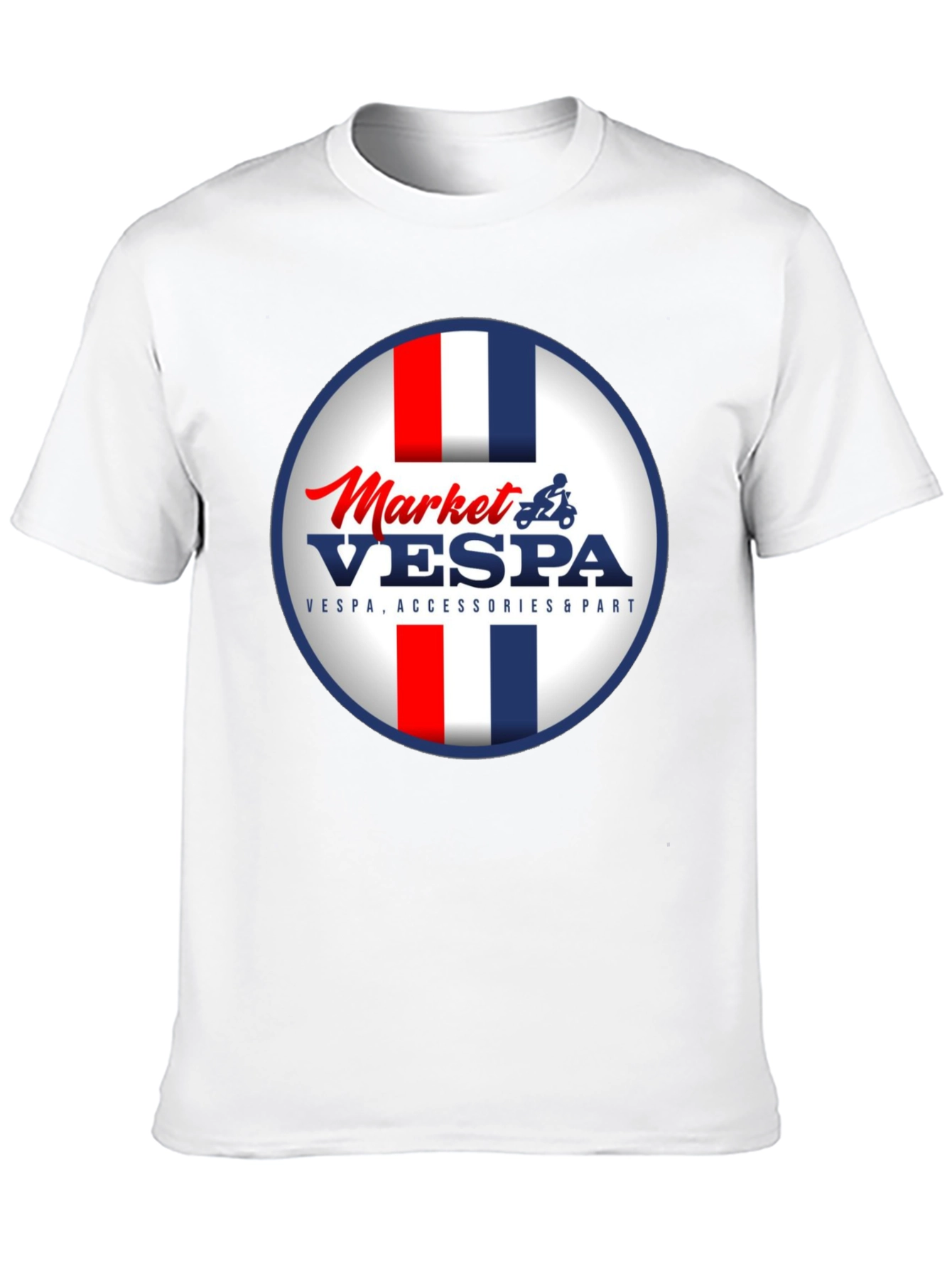 Market Vespa T-Shirt - Retro Style