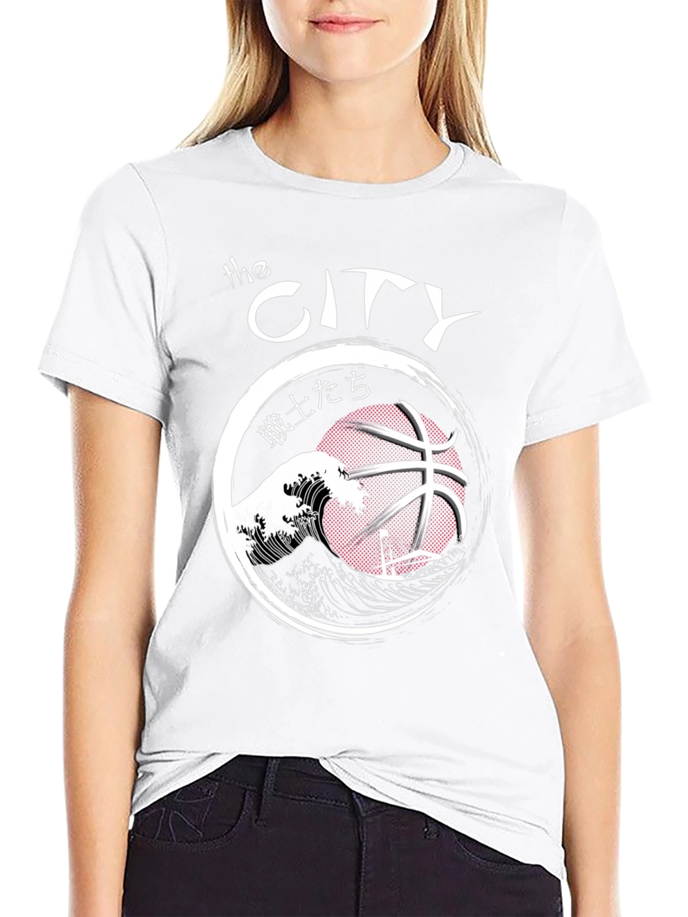 The City Basketball Graphic T-Shirt - Black