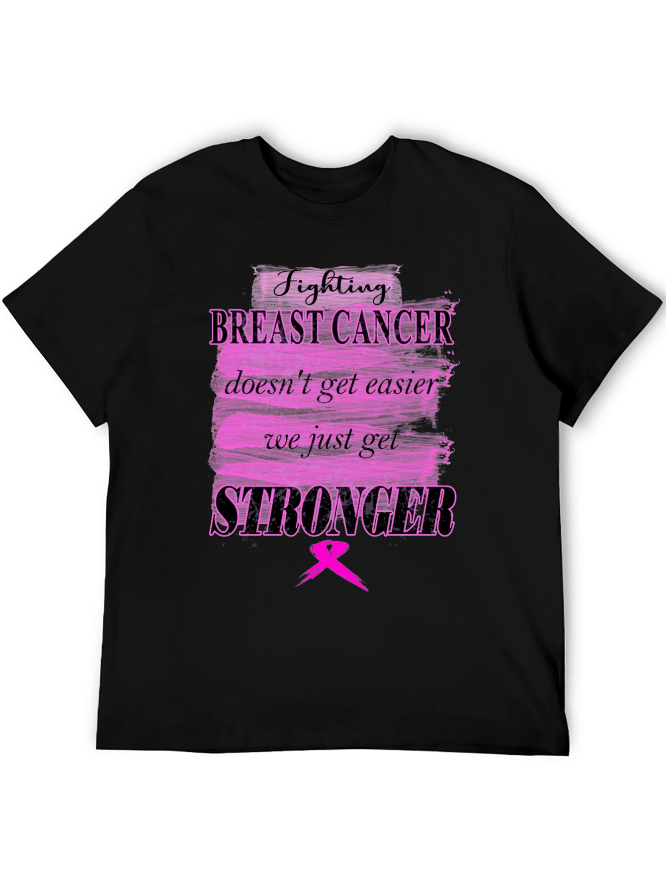 Breast Cancer Awareness T-Shirt - Fighting Stronger