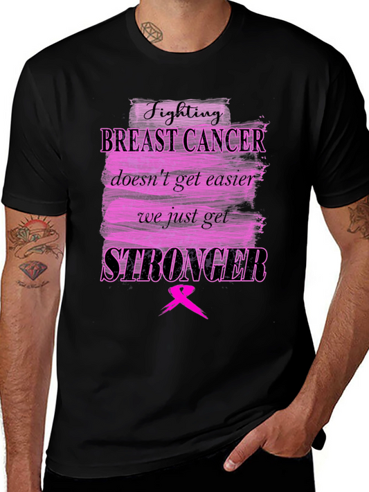 Breast Cancer Awareness T-Shirt - Fighting Stronger