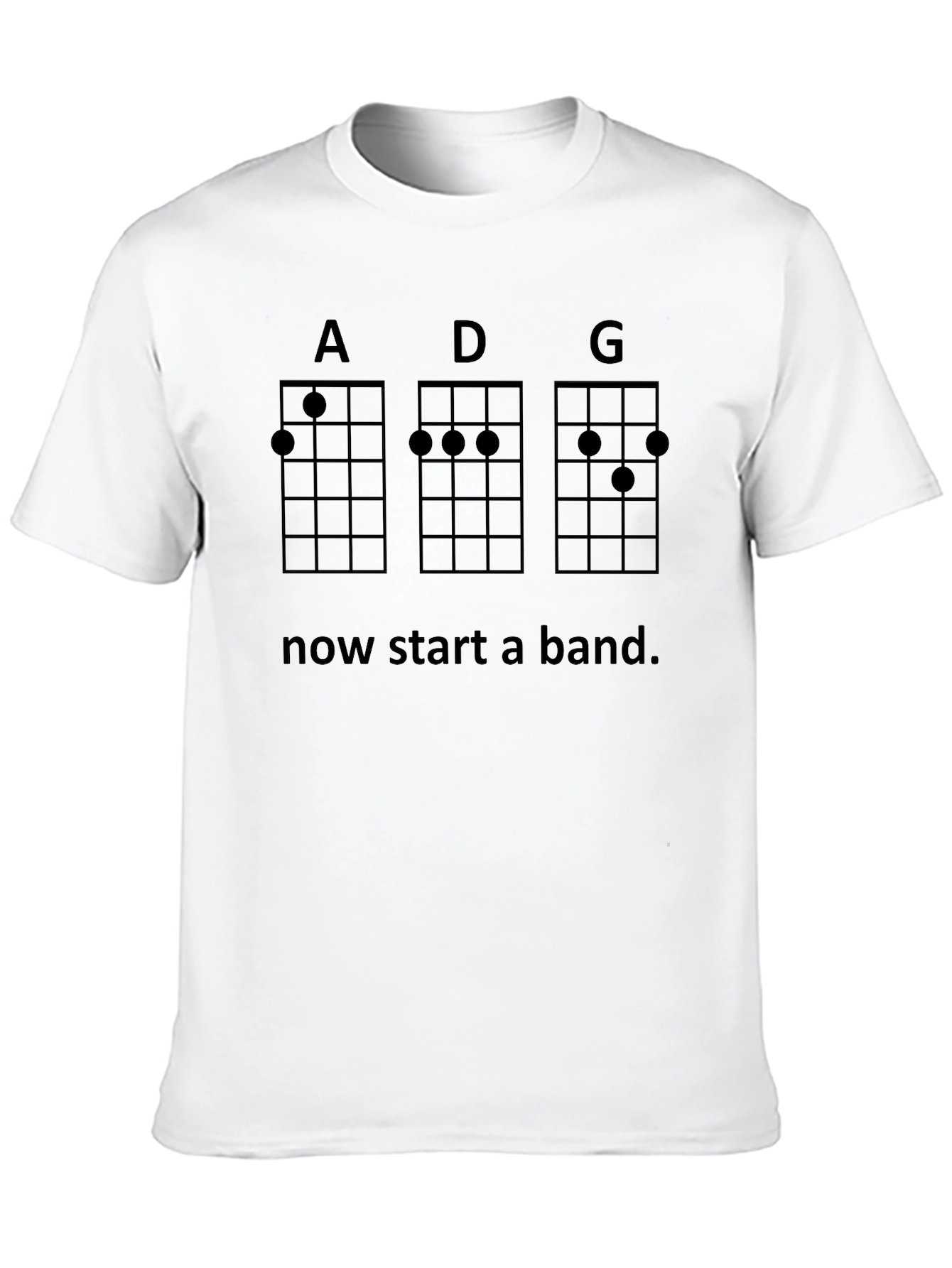 Ukulele Chord T-Shirt - Start a Band!