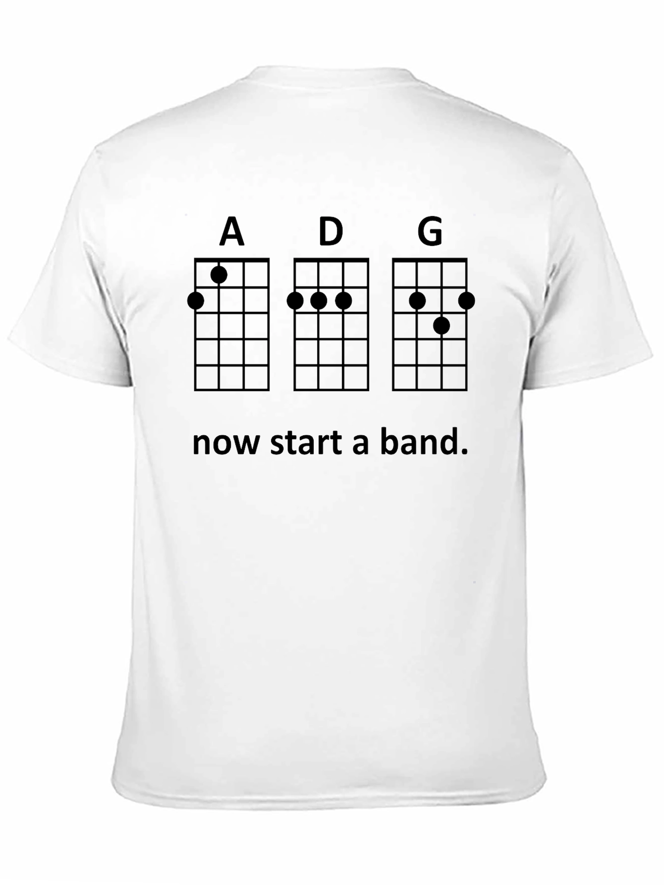 Ukulele Chord T-Shirt - Start a Band!