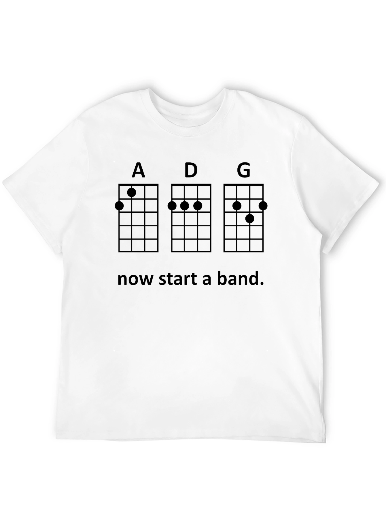 Ukulele Chord T-Shirt - Start a Band!