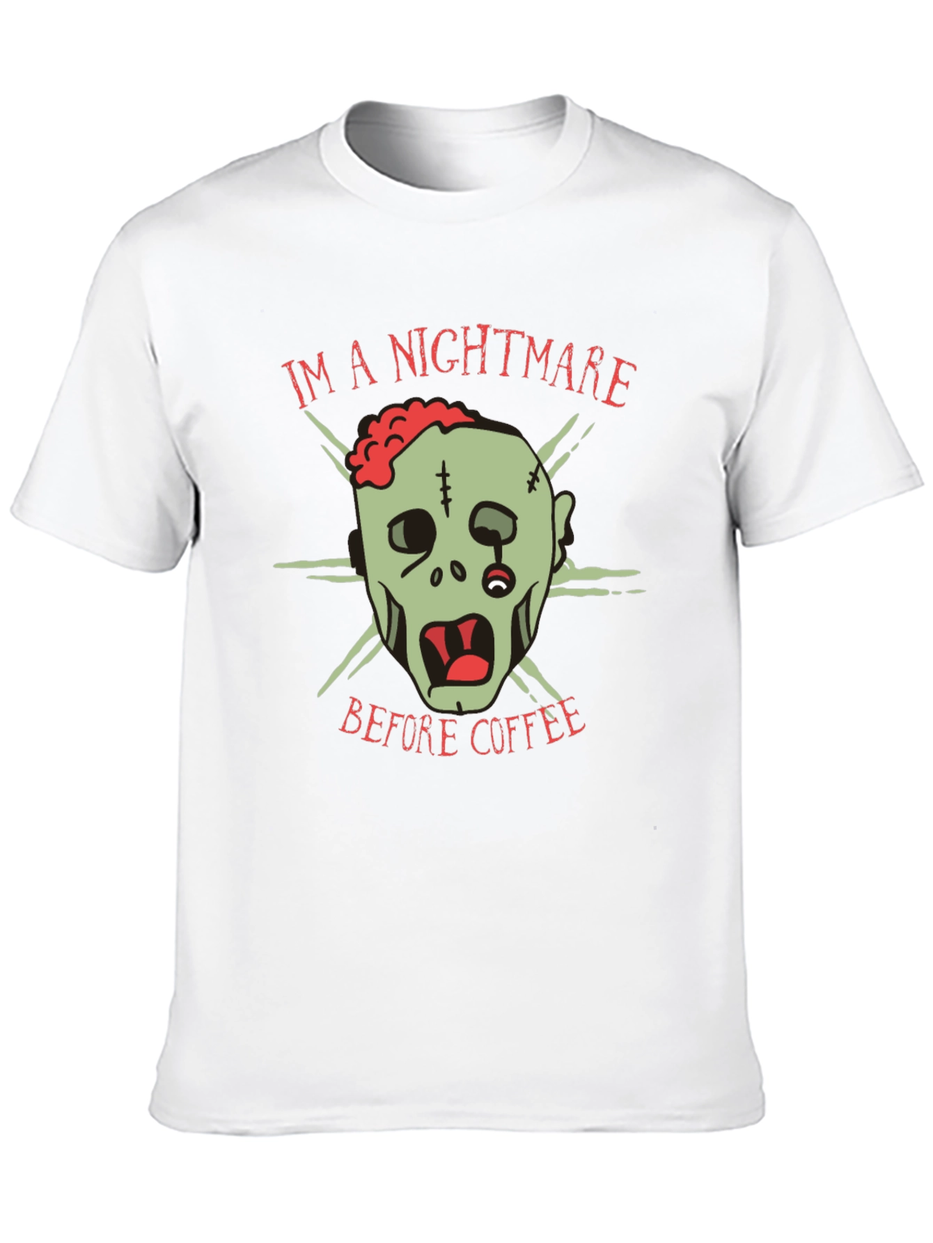 Nightmare Before Coffee T-Shirt - Zombie Graphic Tee