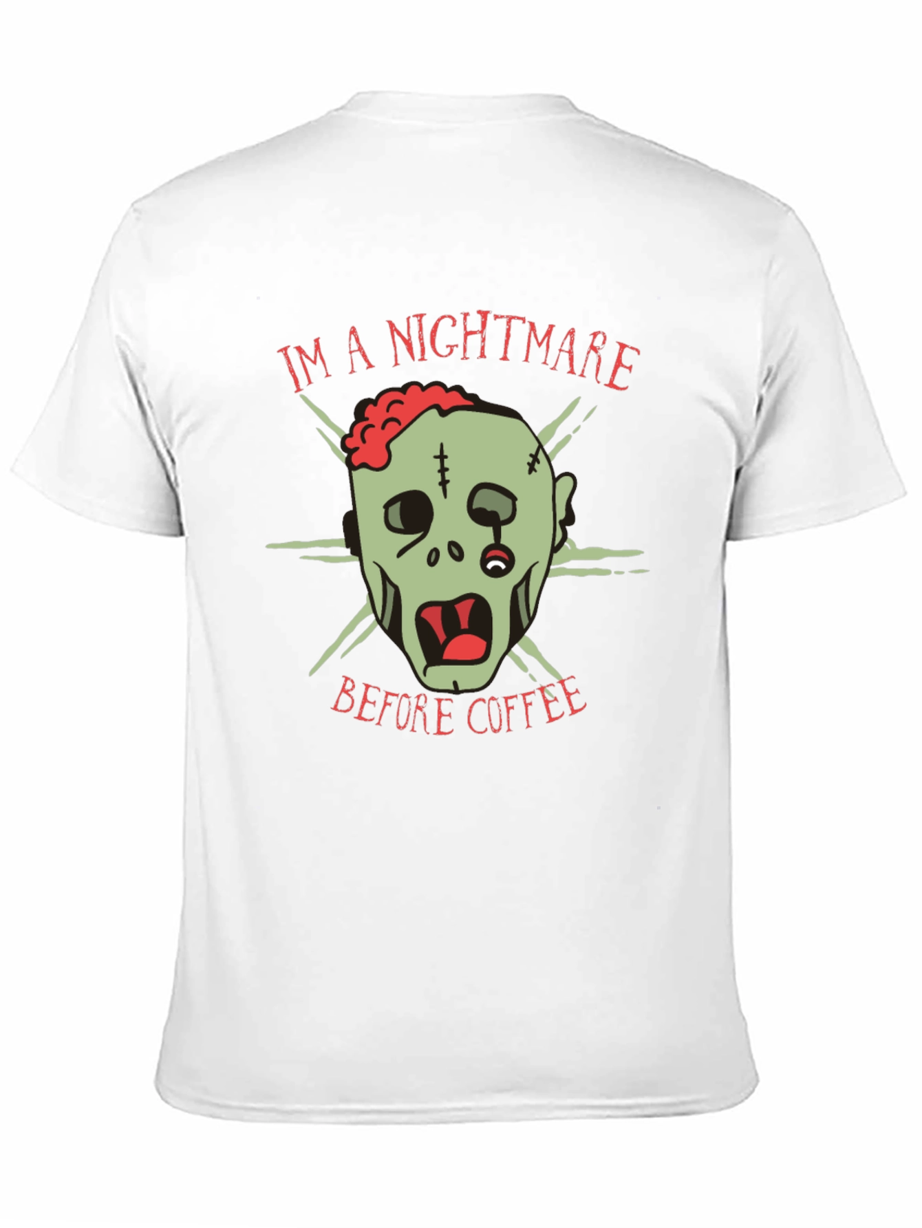 Nightmare Before Coffee T-Shirt - Zombie Graphic Tee