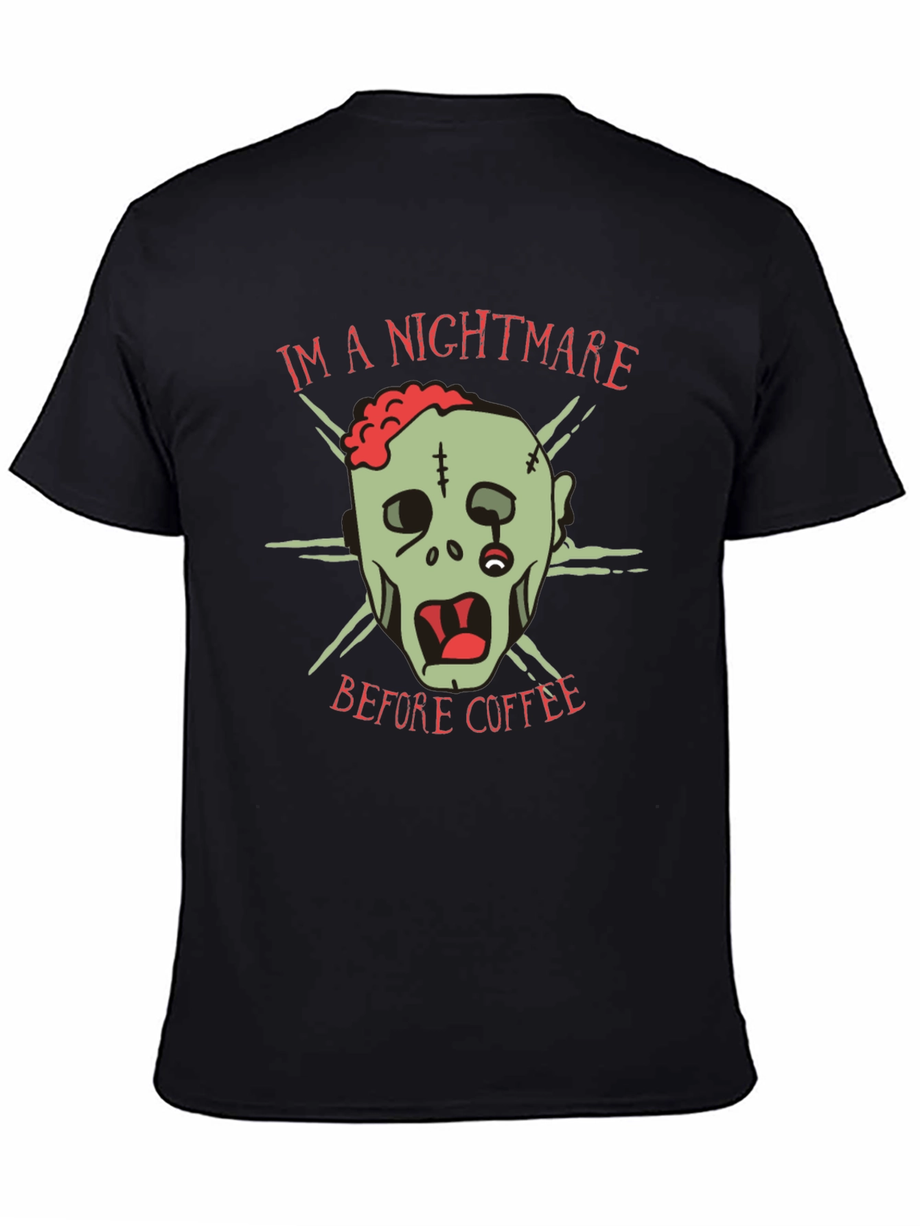 Nightmare Before Coffee T-Shirt - Zombie Graphic Tee