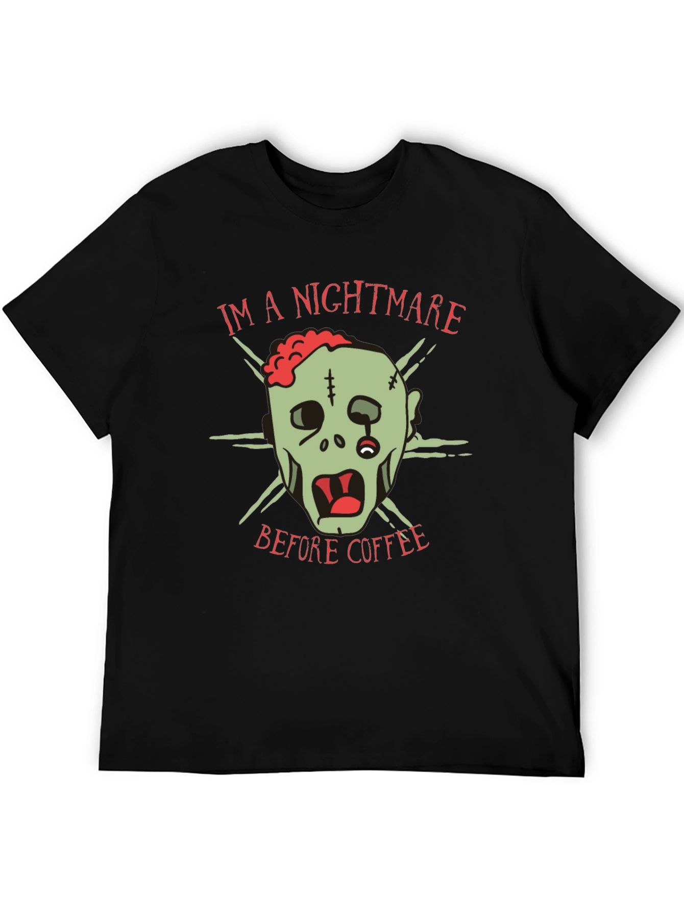Nightmare Before Coffee T-Shirt - Zombie Graphic Tee