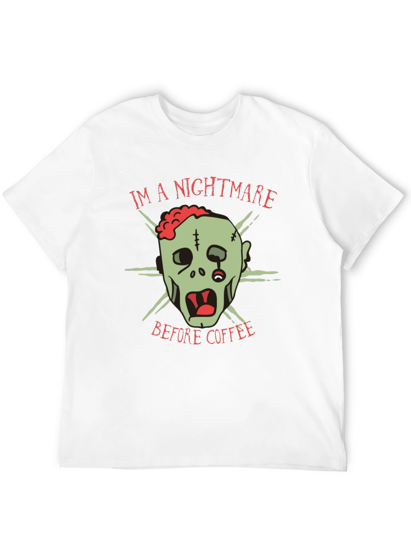 Nightmare Before Coffee T-Shirt - Zombie Graphic Tee