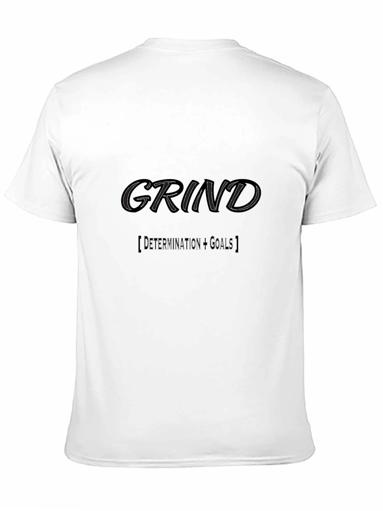Grind Goals Motivation Black Tee