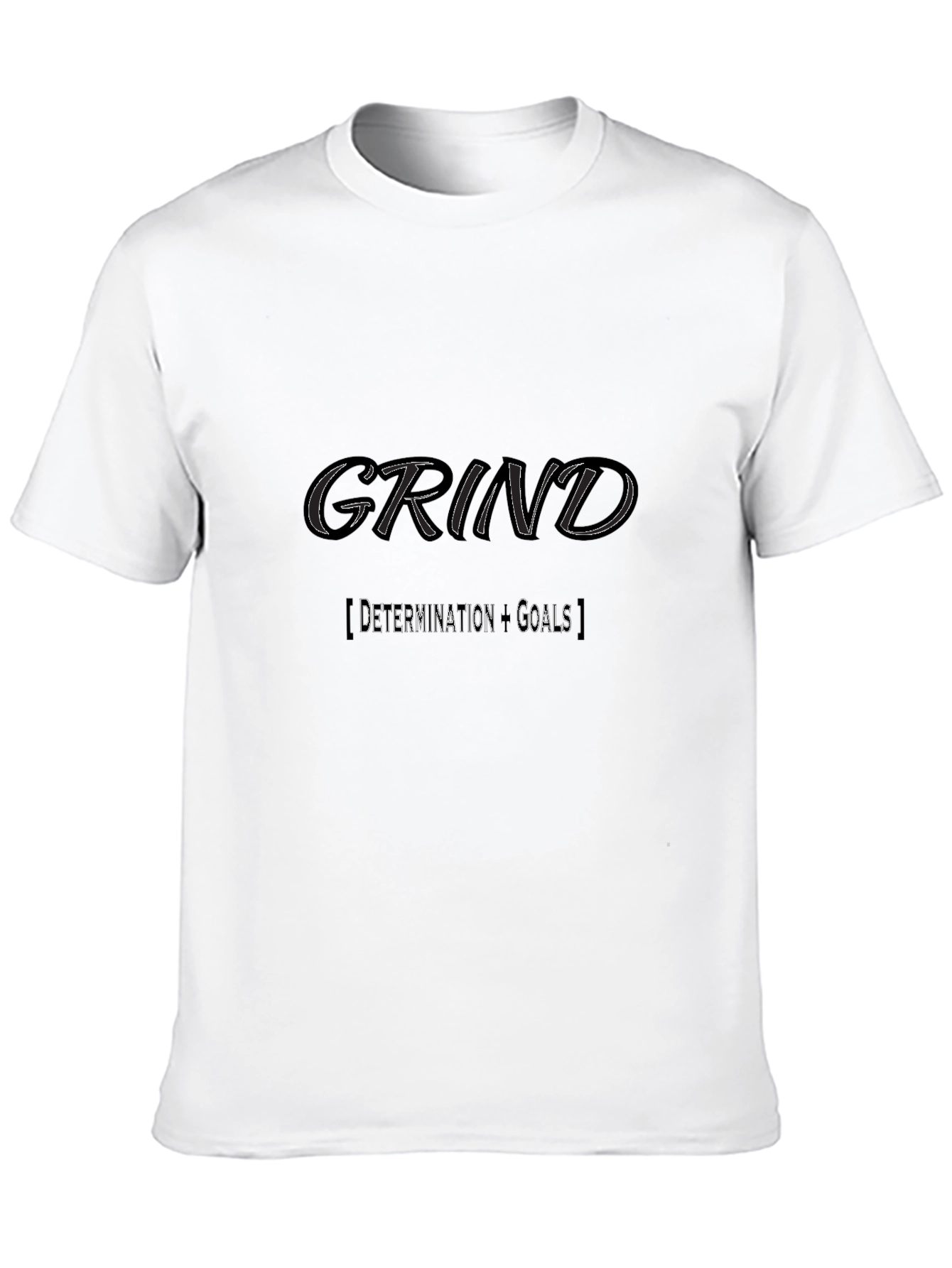 Grind Goals Motivation Black Tee