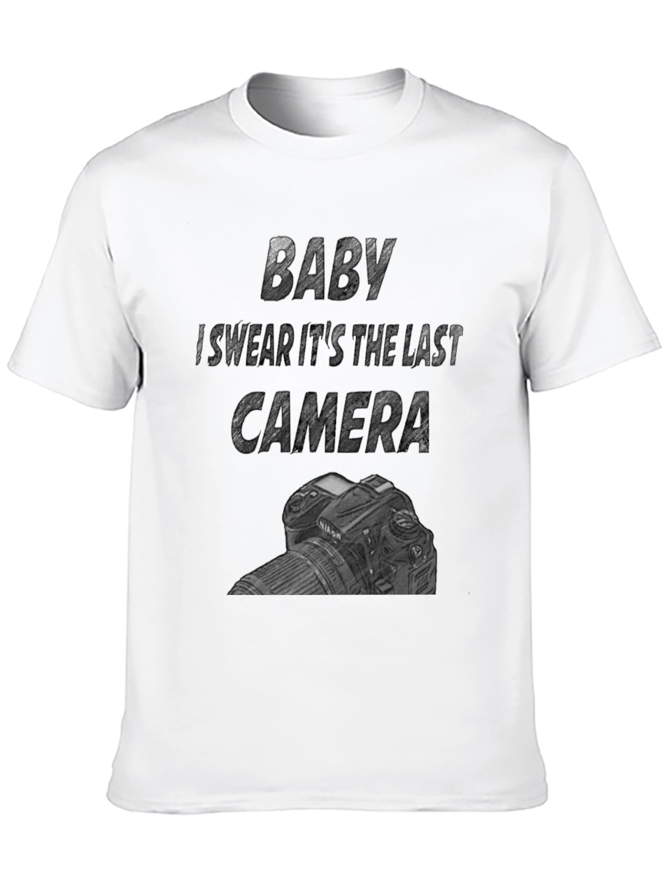 Funny Last Camera Graphic Tee - Photographer Gift