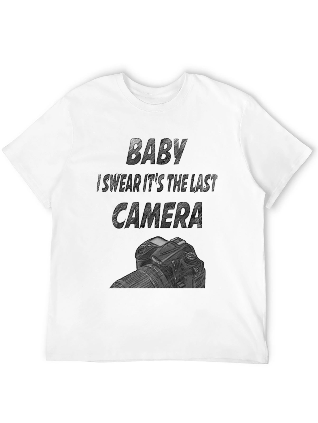 Funny Last Camera Graphic Tee - Photographer Gift