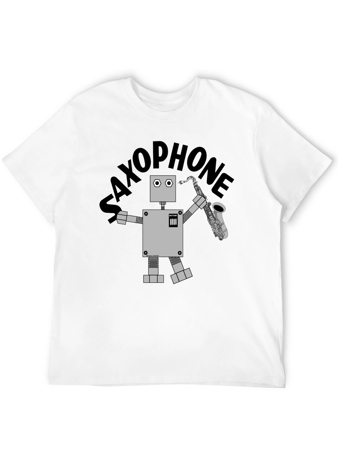 Robot Saxophone T-Shirt