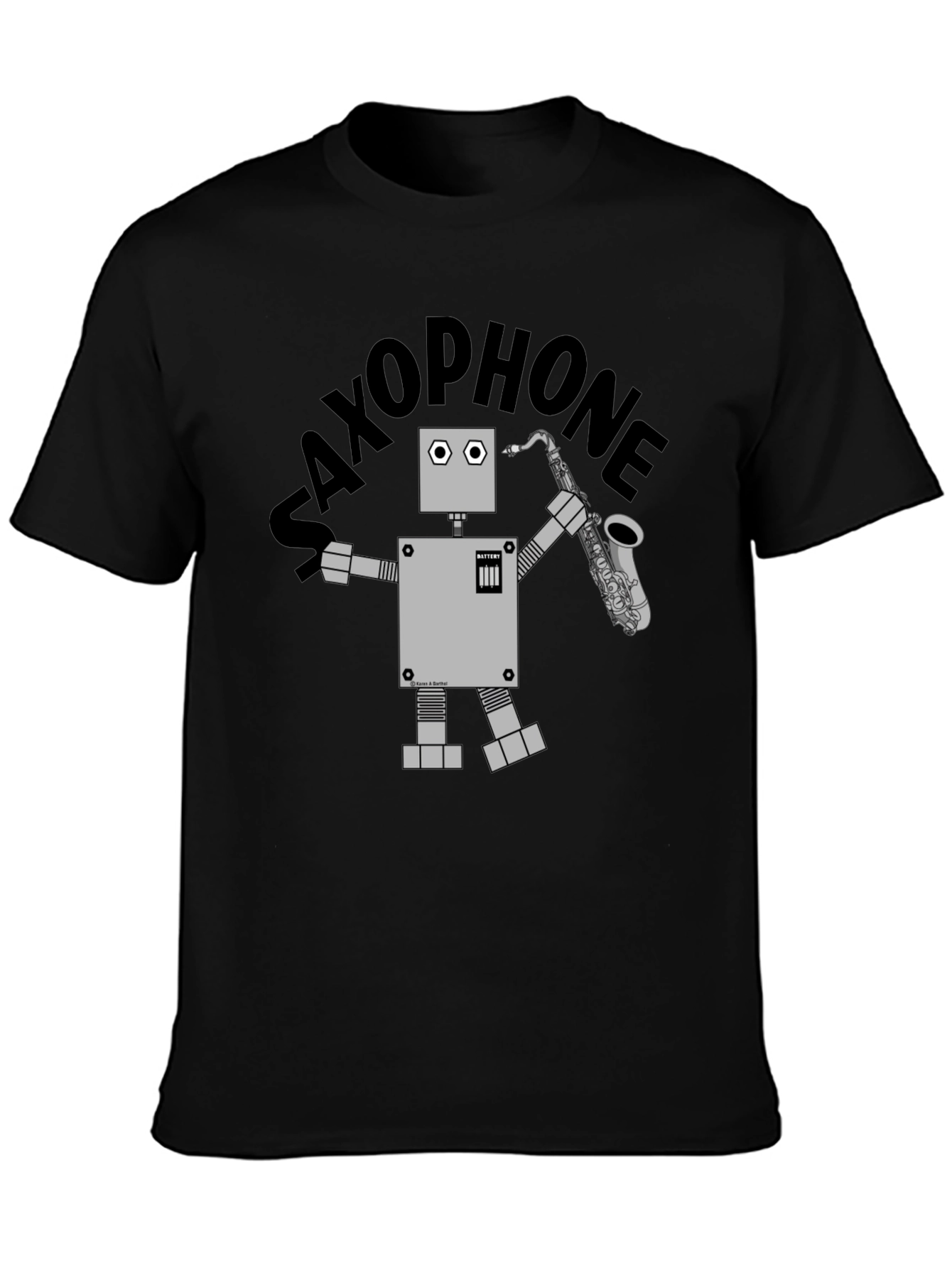 Robot Saxophone T-Shirt