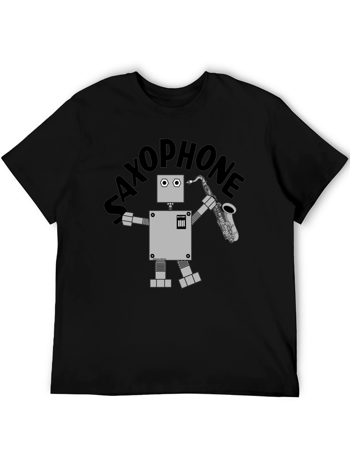 Robot Saxophone T-Shirt