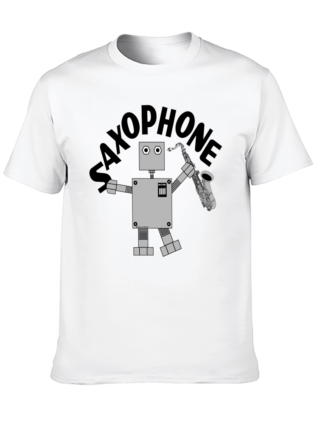 Robot Saxophone T-Shirt