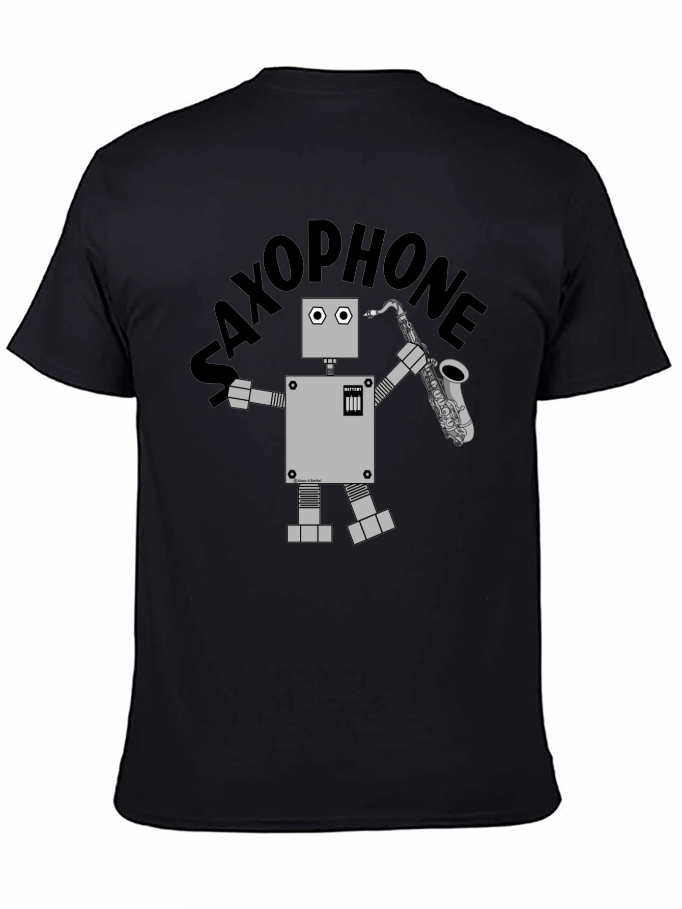 Robot Saxophone T-Shirt