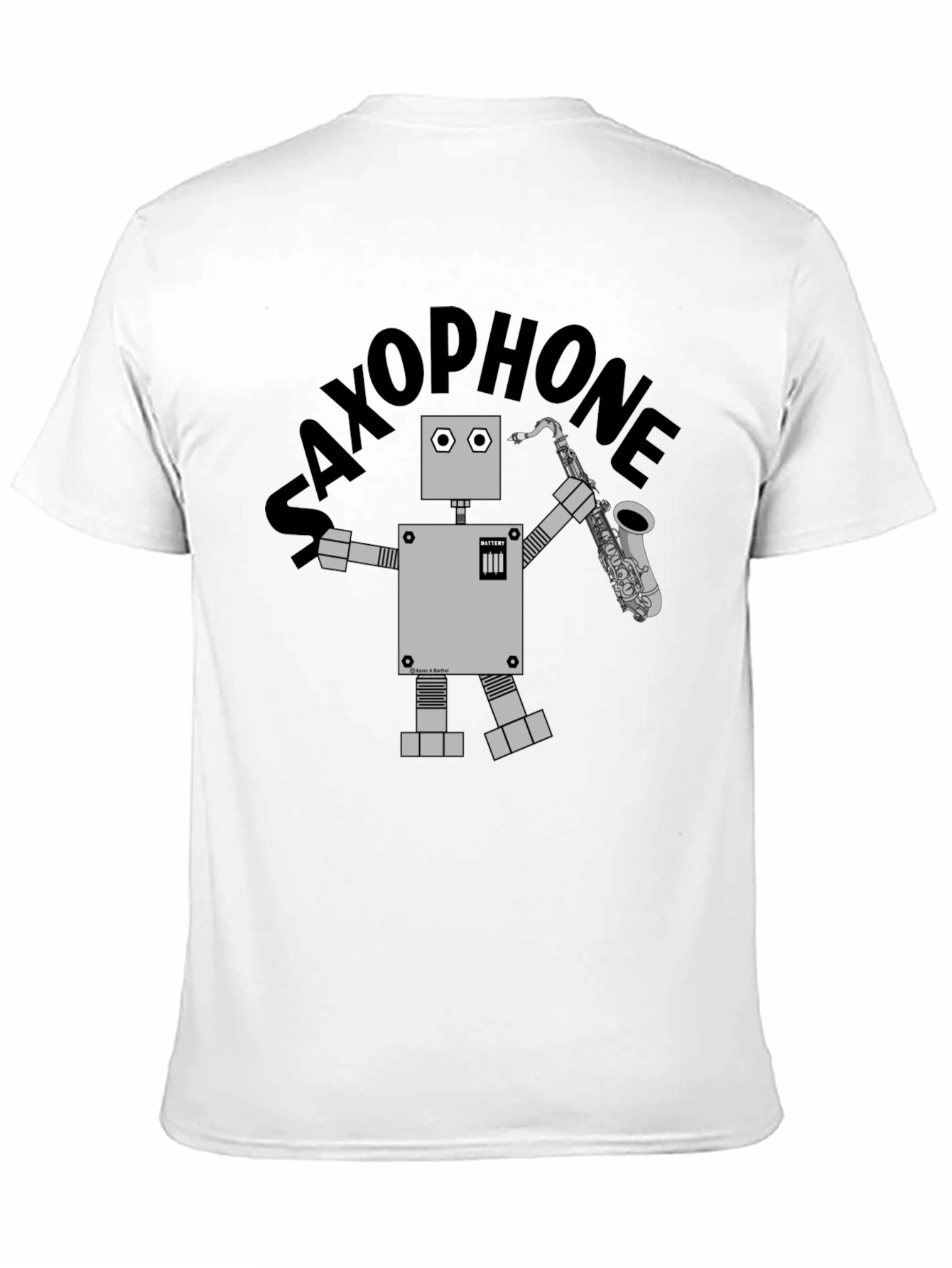 Robot Saxophone T-Shirt