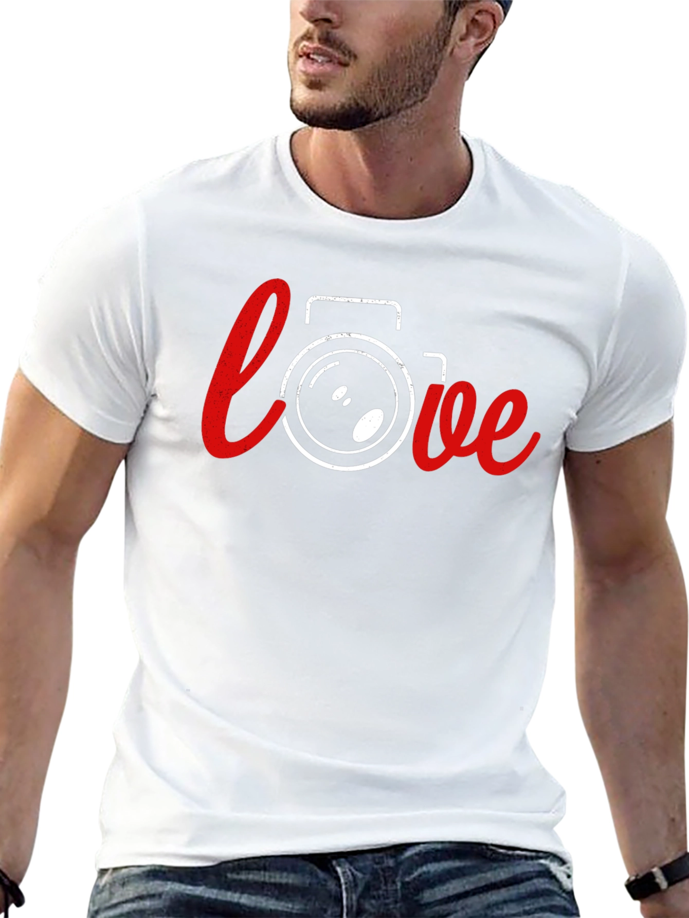 Love Photography T-Shirt - Camera Heart Tee