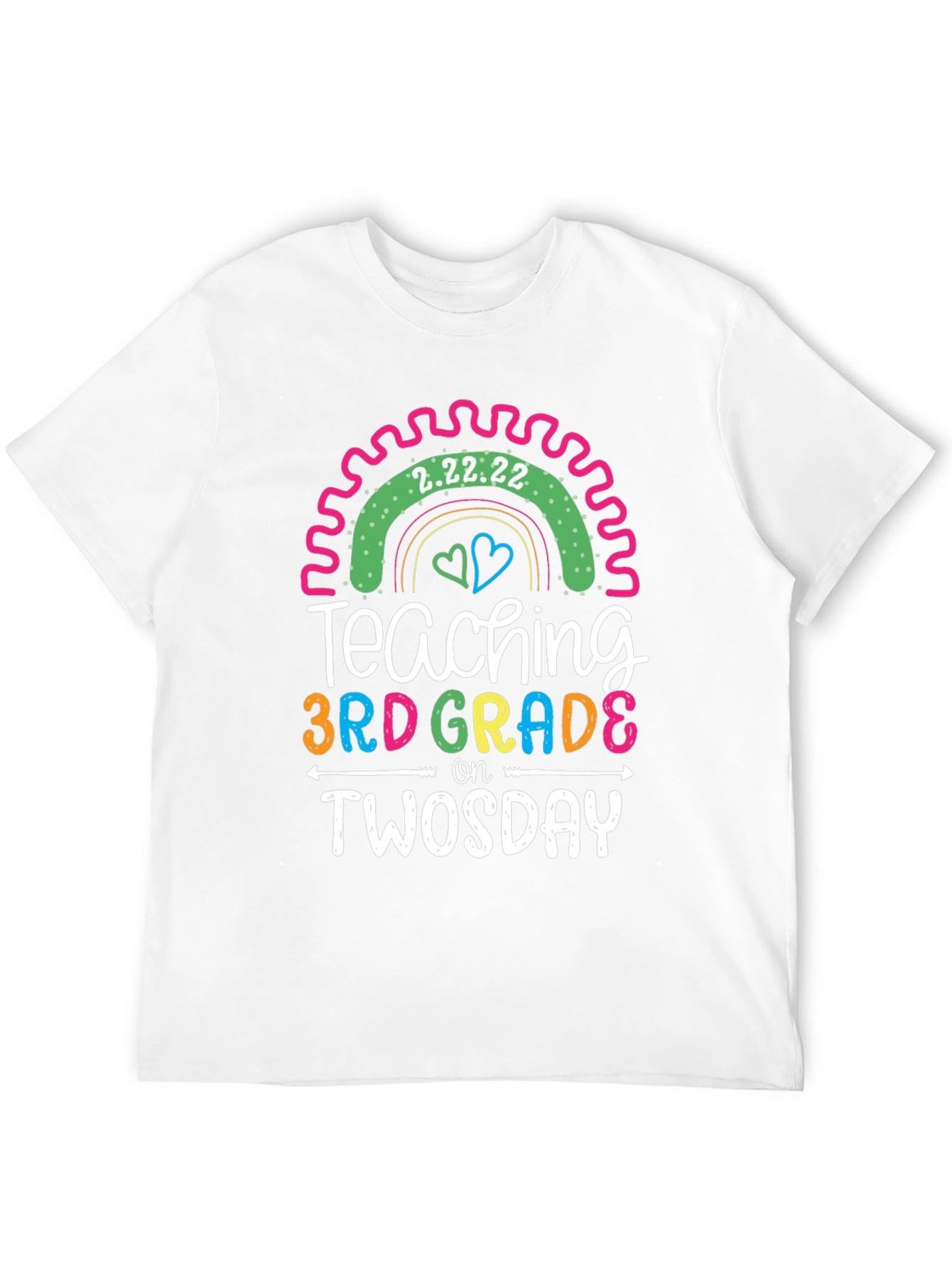 Teaching 3rd Grade on Twosday T-Shirt
