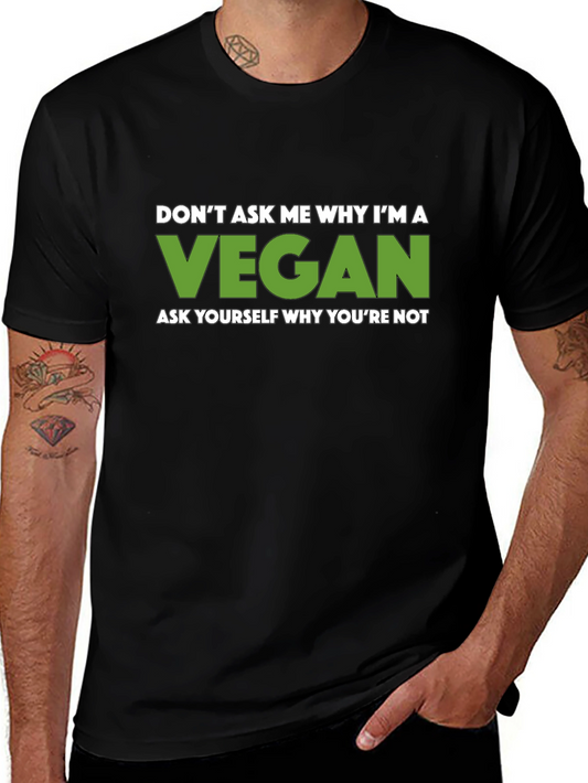 Vegan Graphic Tee - Black Veganism T-Shirt