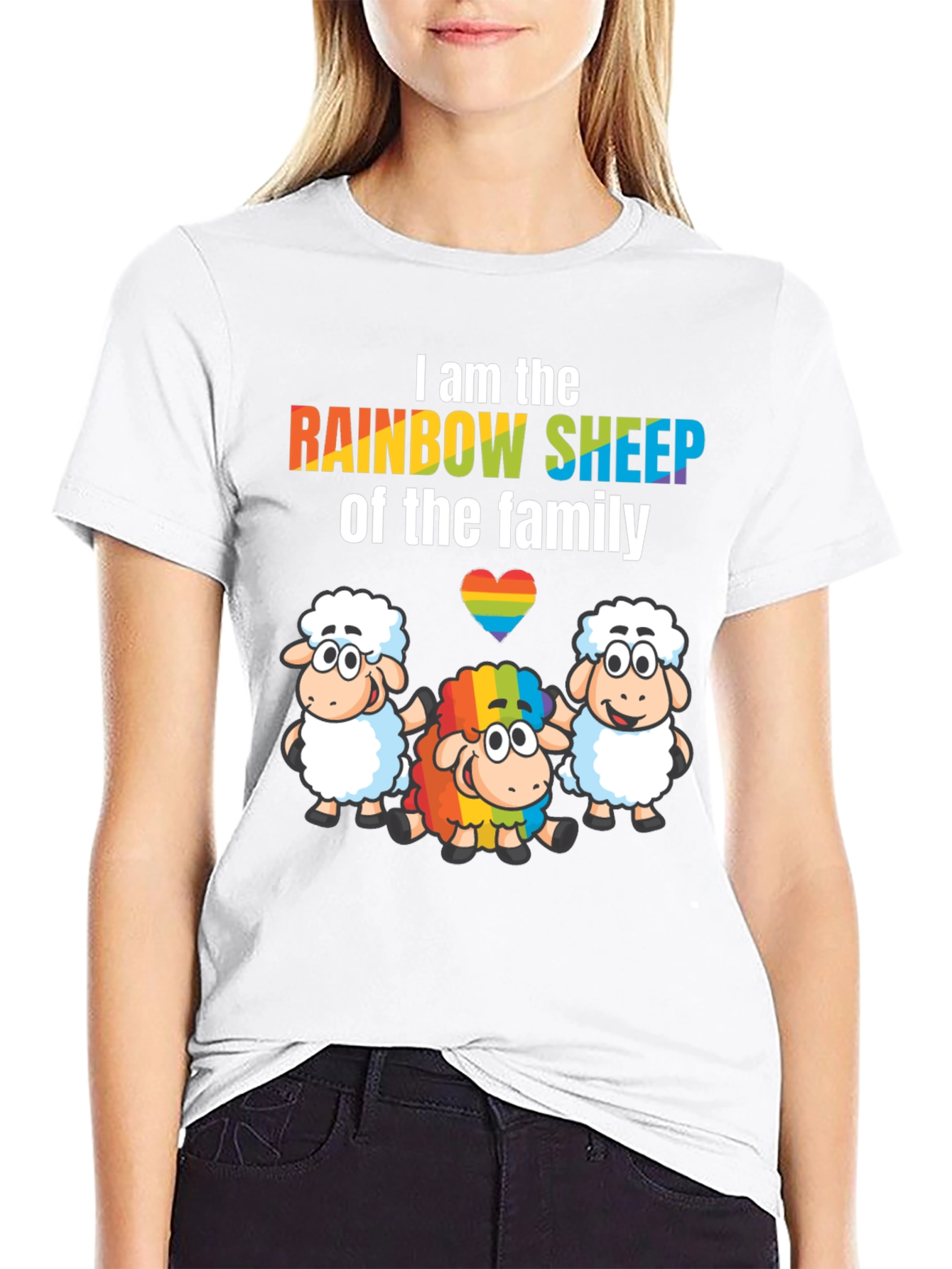 Rainbow Sheep LGBTQ+ Pride T-Shirt
