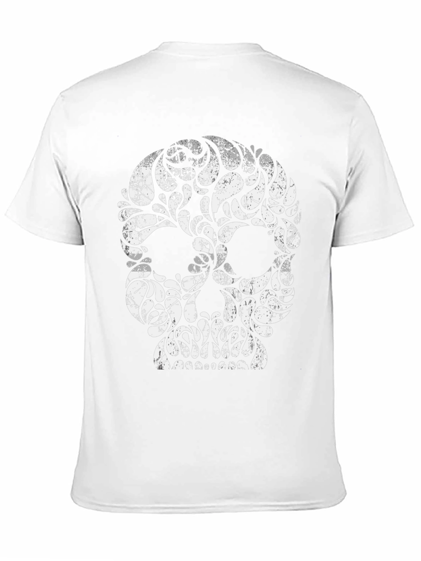Skull Graphic Print Tee - Modern Edgy Design