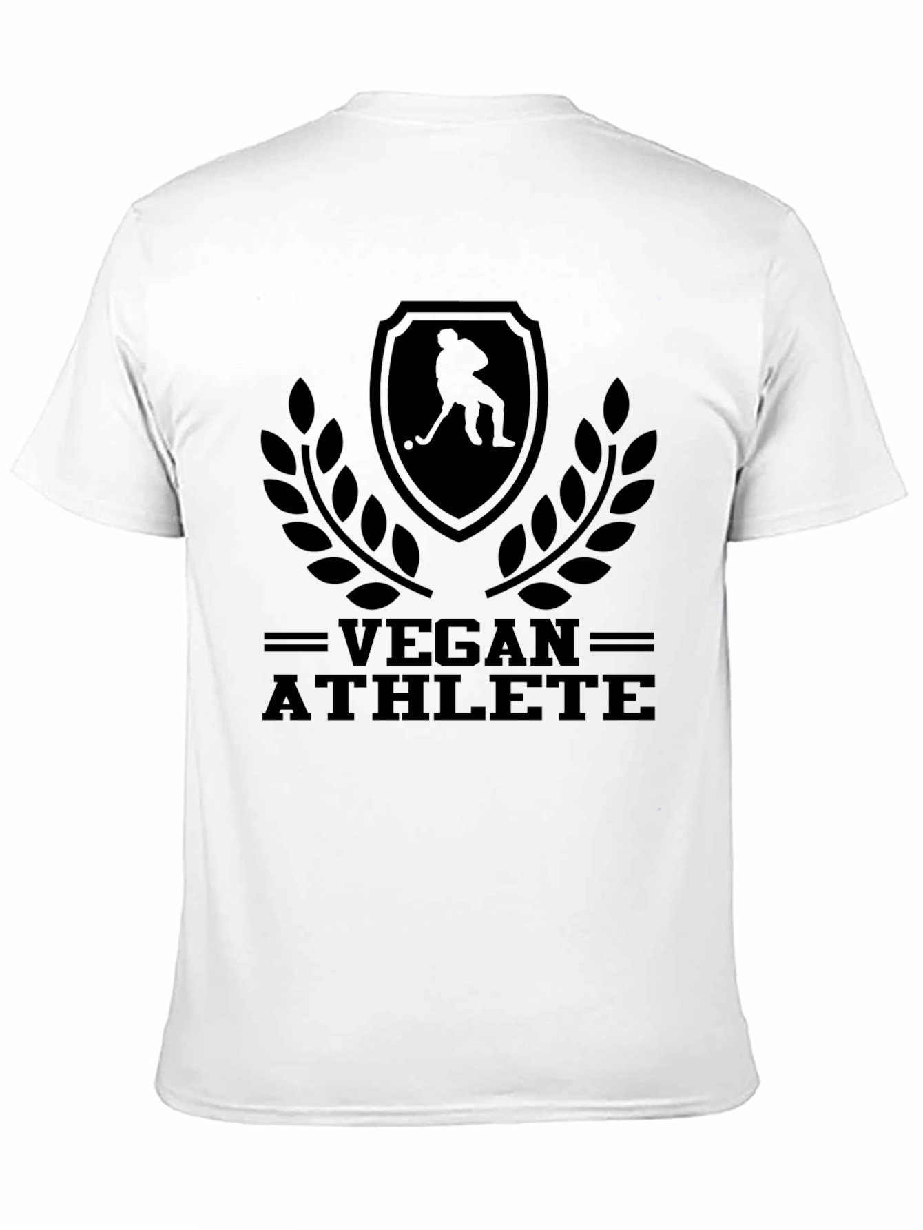 Vegan Athlete Black Graphic Tee