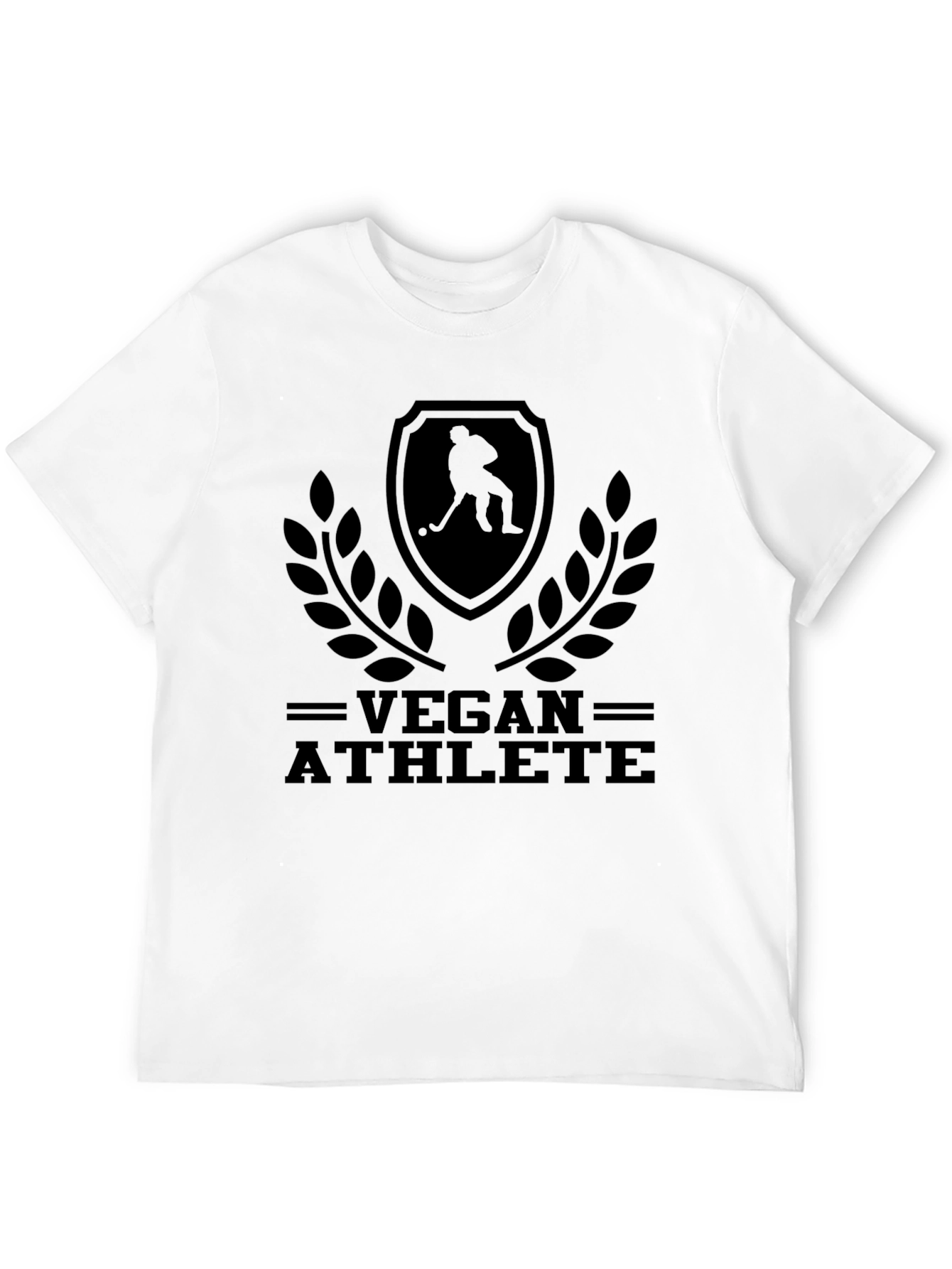 Vegan Athlete Black Graphic Tee