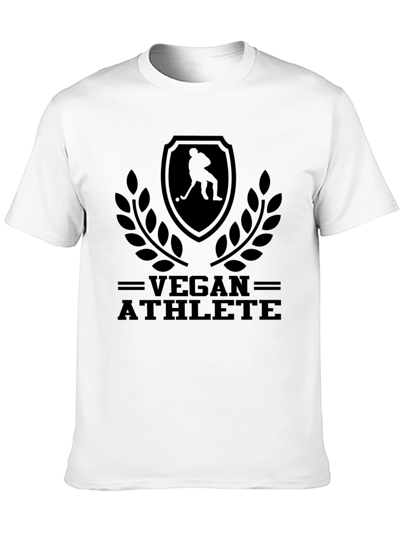 Vegan Athlete Black Graphic Tee