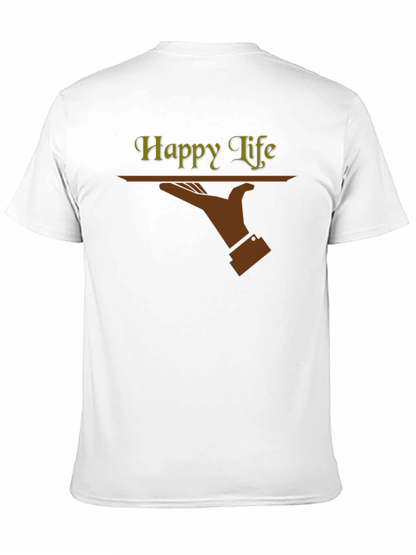 Happy Life T-Shirt - Unique Graphic Tee