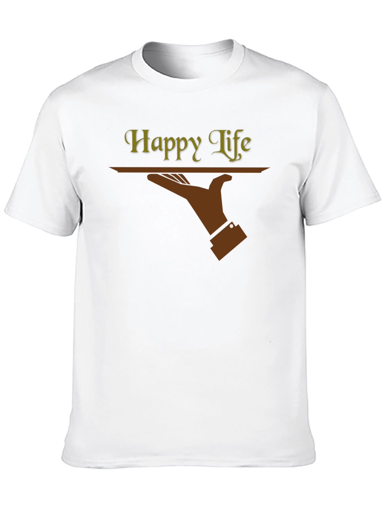 Happy Life T-Shirt - Unique Graphic Tee