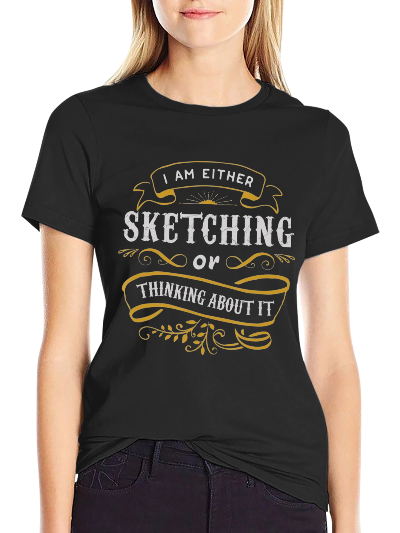 Sketching T-Shirt - Creative Design