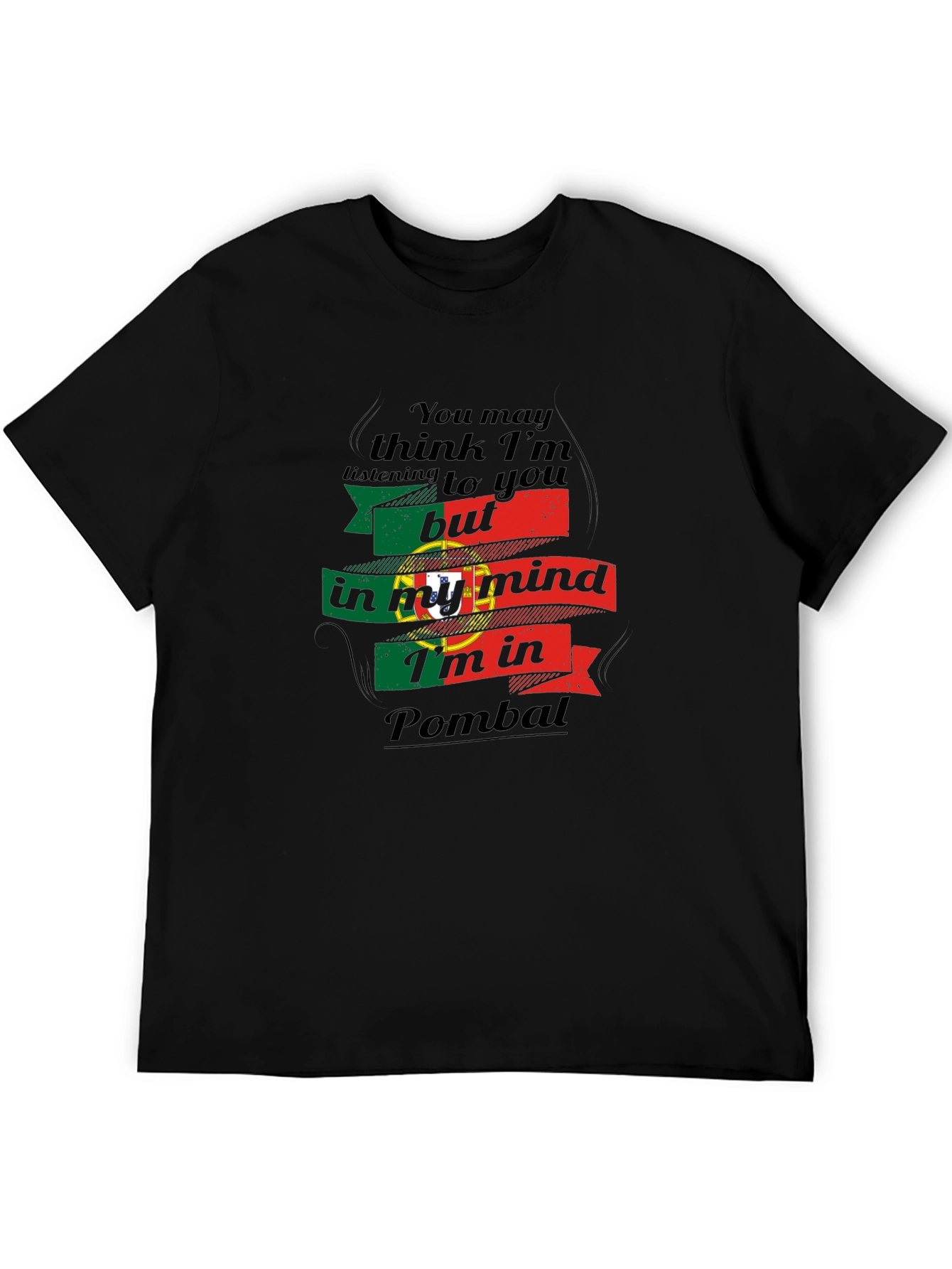 Portugal Pombal Mind T-Shirt - Novelty Travel Shirt